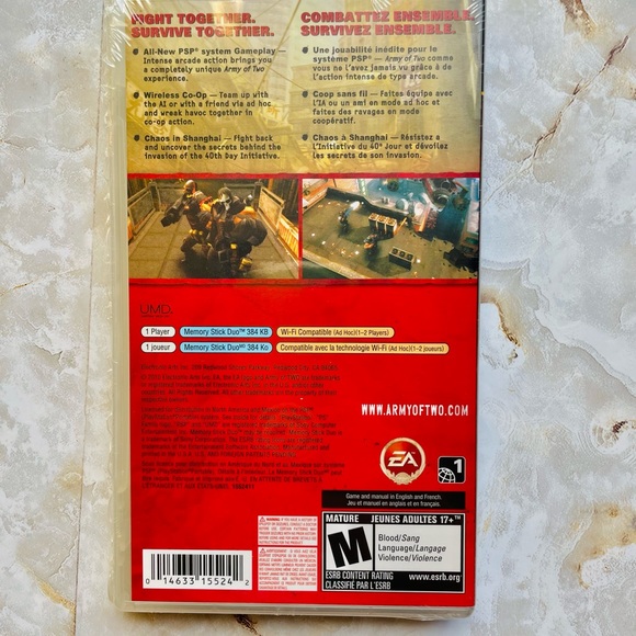 Army of Two: The 40th Day (Sony PSP) * BRAND NEW* (Wrapped) - Picture 2 of 3